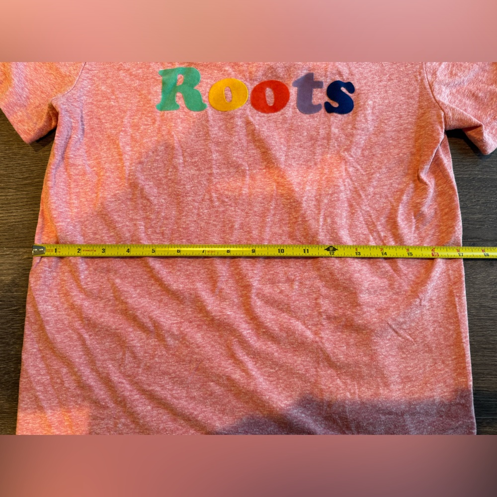 Velvety-Lettered Roots Tee - Picture 5 of 7